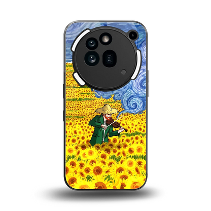 Starry Strings back phone cover | glass case for nothing phone 3a pro