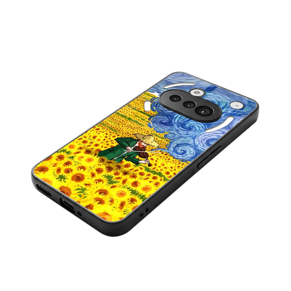 Starry Strings stylish phone case for nothing phone 3a | glossy glass and slim fit