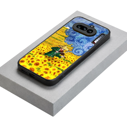 Starry Strings stylish phone case for nothing phone 4a | glossy glass and slim fit