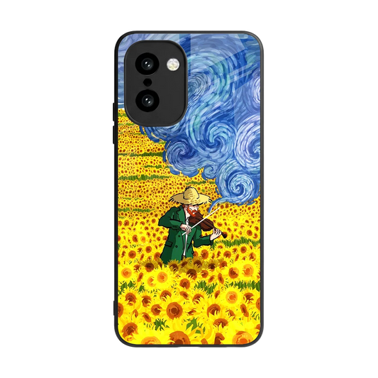 Starry Strings back phone cover | glass case for oneplus 15r