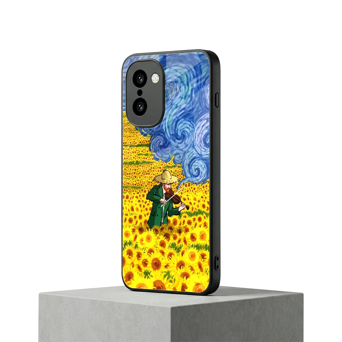 Starry Strings oneplus 15r mobile cover | shockproof glass phone case