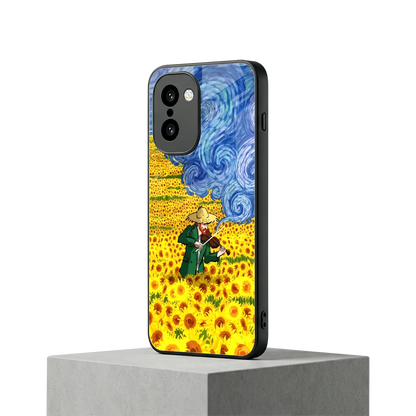 Starry Strings oneplus 15r mobile cover | shockproof glass phone case