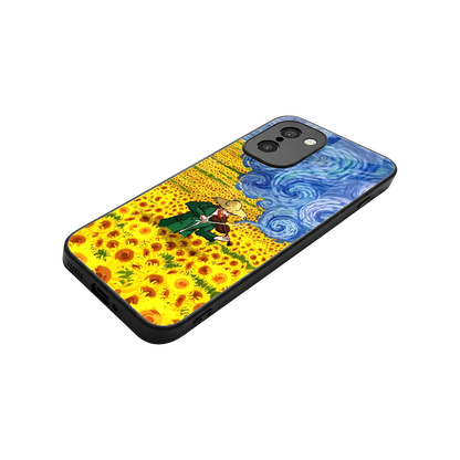 Starry Strings stylish phone case for oneplus 15r | glossy glass and slim fit