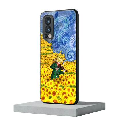 Starry Strings oneplus nord 2 mobile cover | shockproof glass phone case