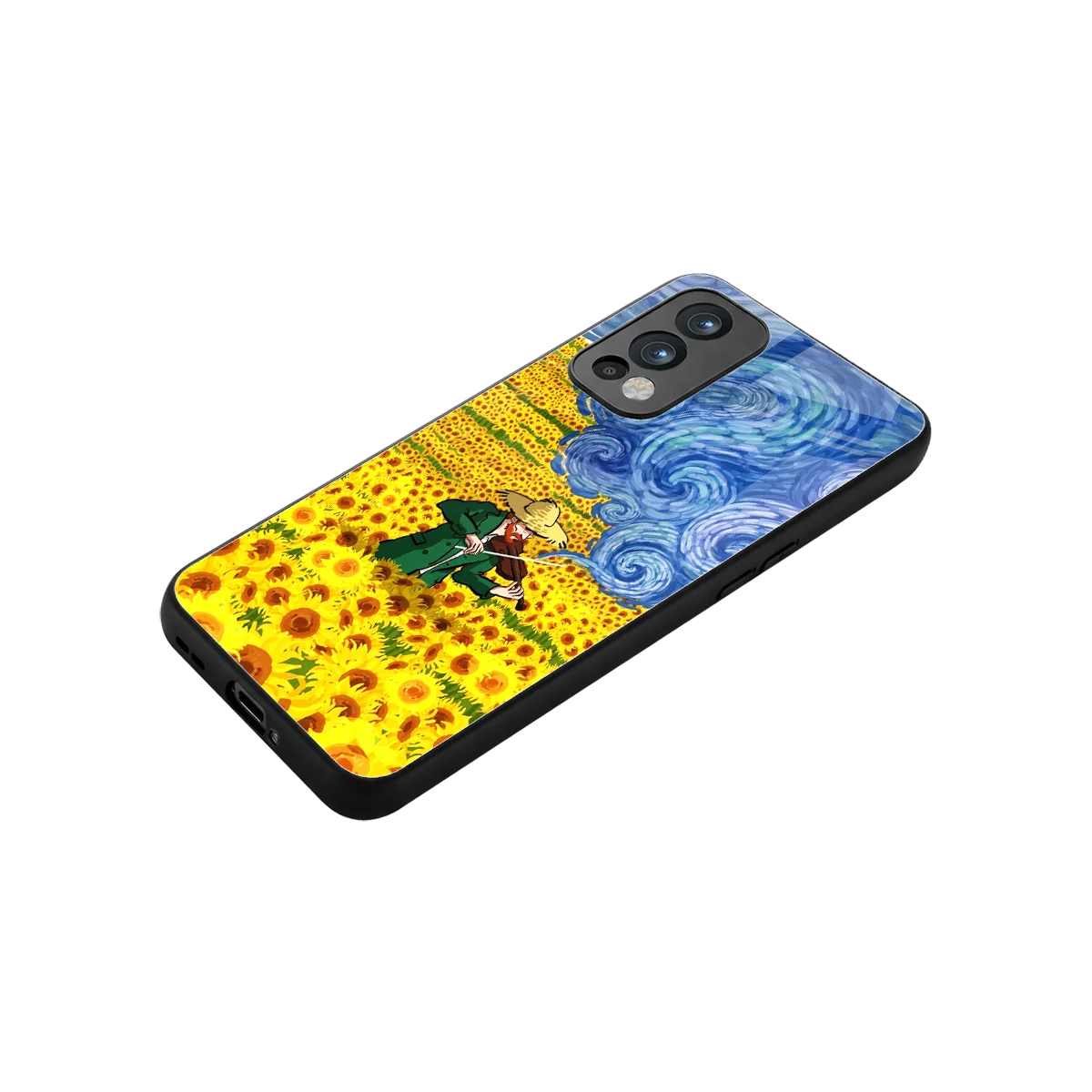 Starry Strings stylish phone case for oneplus nord 2 | glossy glass and slim fit