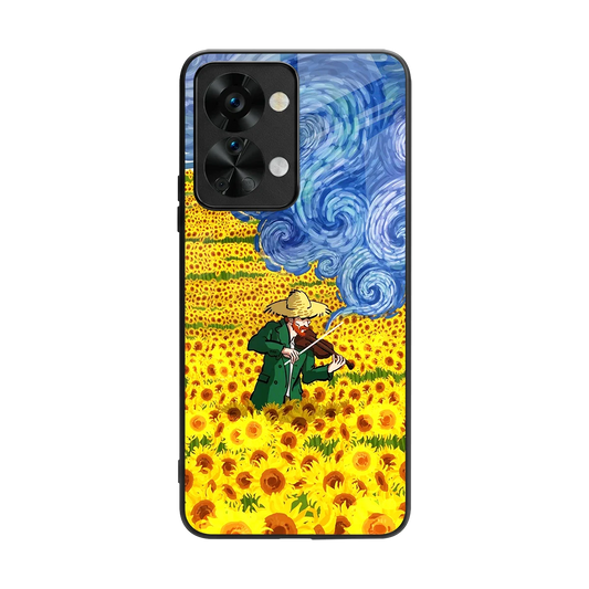 Starry Strings back phone cover | glass case for oneplus nord 2t