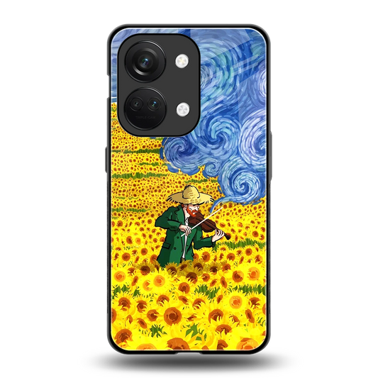 Starry Strings back phone cover | glass case for oneplus nord 3