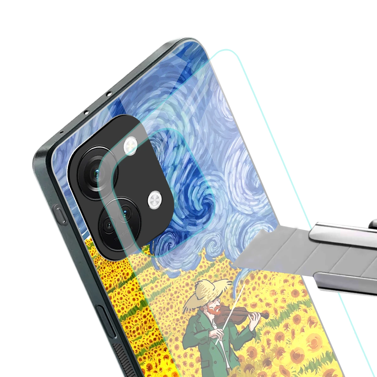 Starry Strings stylish phone case for oneplus nord 3 | glossy glass and slim fit