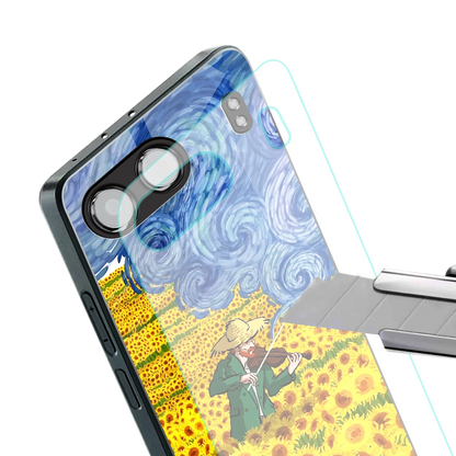 Starry Strings stylish phone case for oneplus nord 4 | glossy glass and slim fit