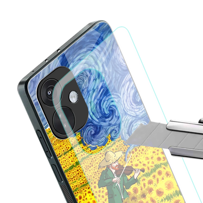 Starry Strings stylish phone case for oneplus nord ce 3 | glossy glass and slim fit