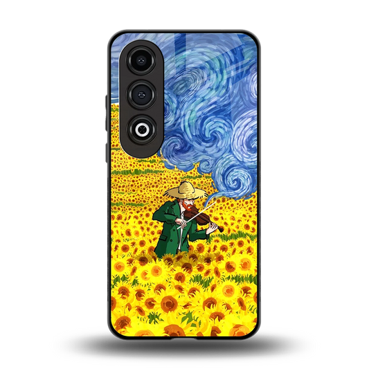 Starry Strings back phone cover | glass case for oneplus nord ce 4