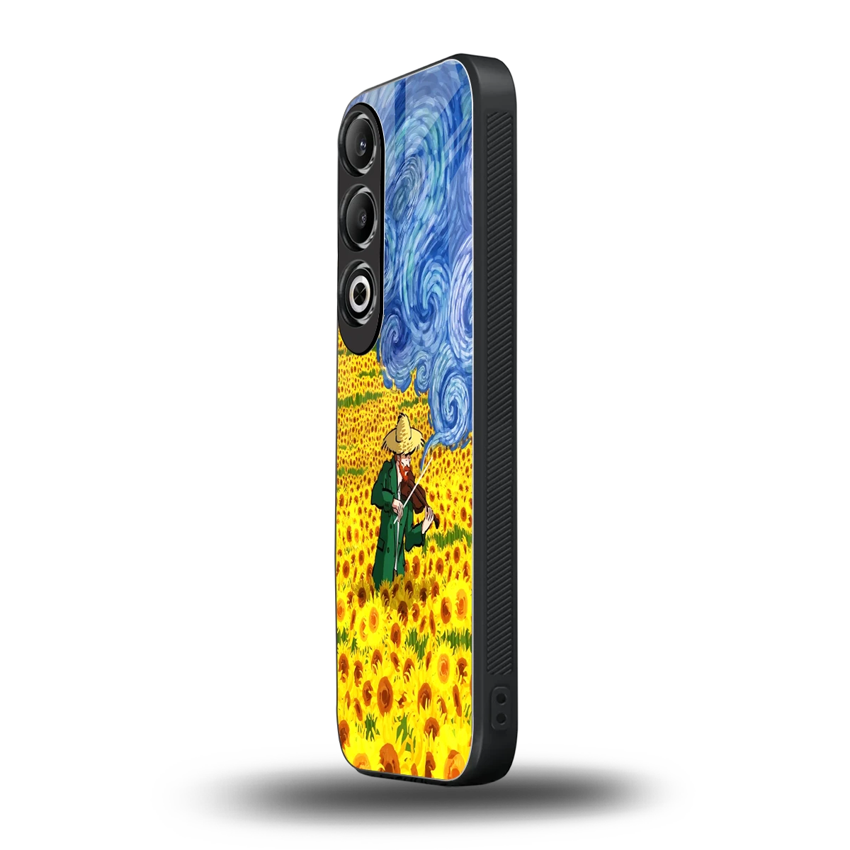 Starry Strings oneplus nord ce 4 mobile cover | shockproof glass phone case