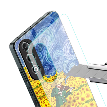Starry Strings stylish phone case for oneplus nord ce 4 | glossy glass and slim fit
