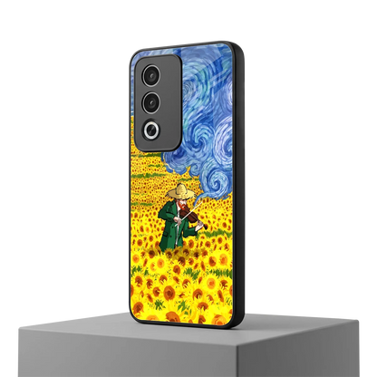 Starry Strings oppo a3 pro mobile cover | shockproof glass phone case