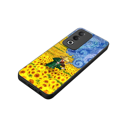 Starry Strings stylish phone case for oppo a3 pro | glossy glass and slim fit