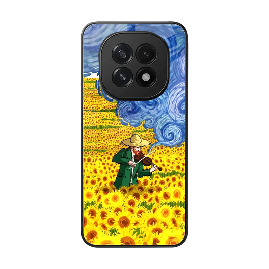 Starry Strings back phone cover | glass case for oppo f29 5g