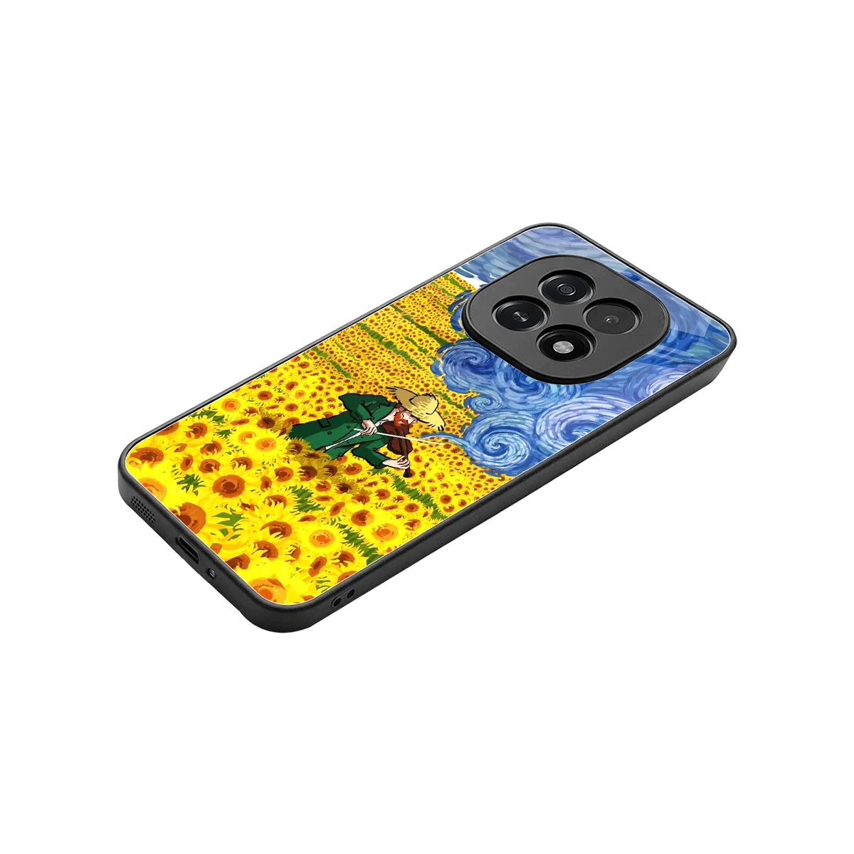 Starry Strings stylish phone case for oppo f29 5g | glossy glass and slim fit