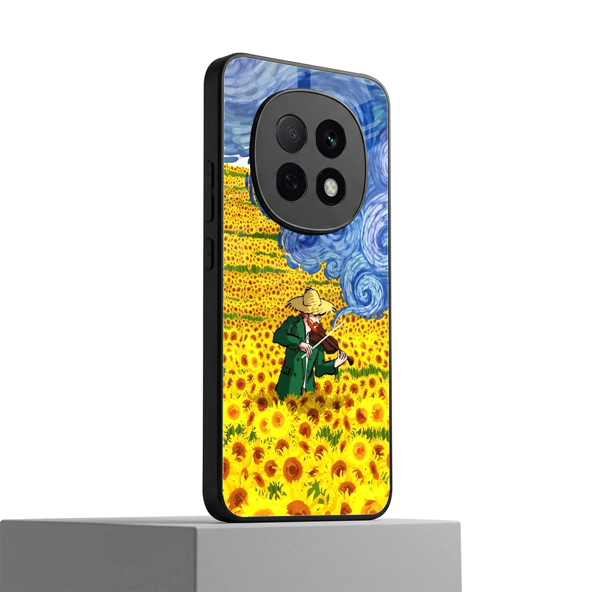 Starry Strings oppo f29 pro 5g mobile cover | shockproof glass phone case