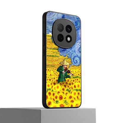 Starry Strings oppo f29 pro 5g mobile cover | shockproof glass phone case