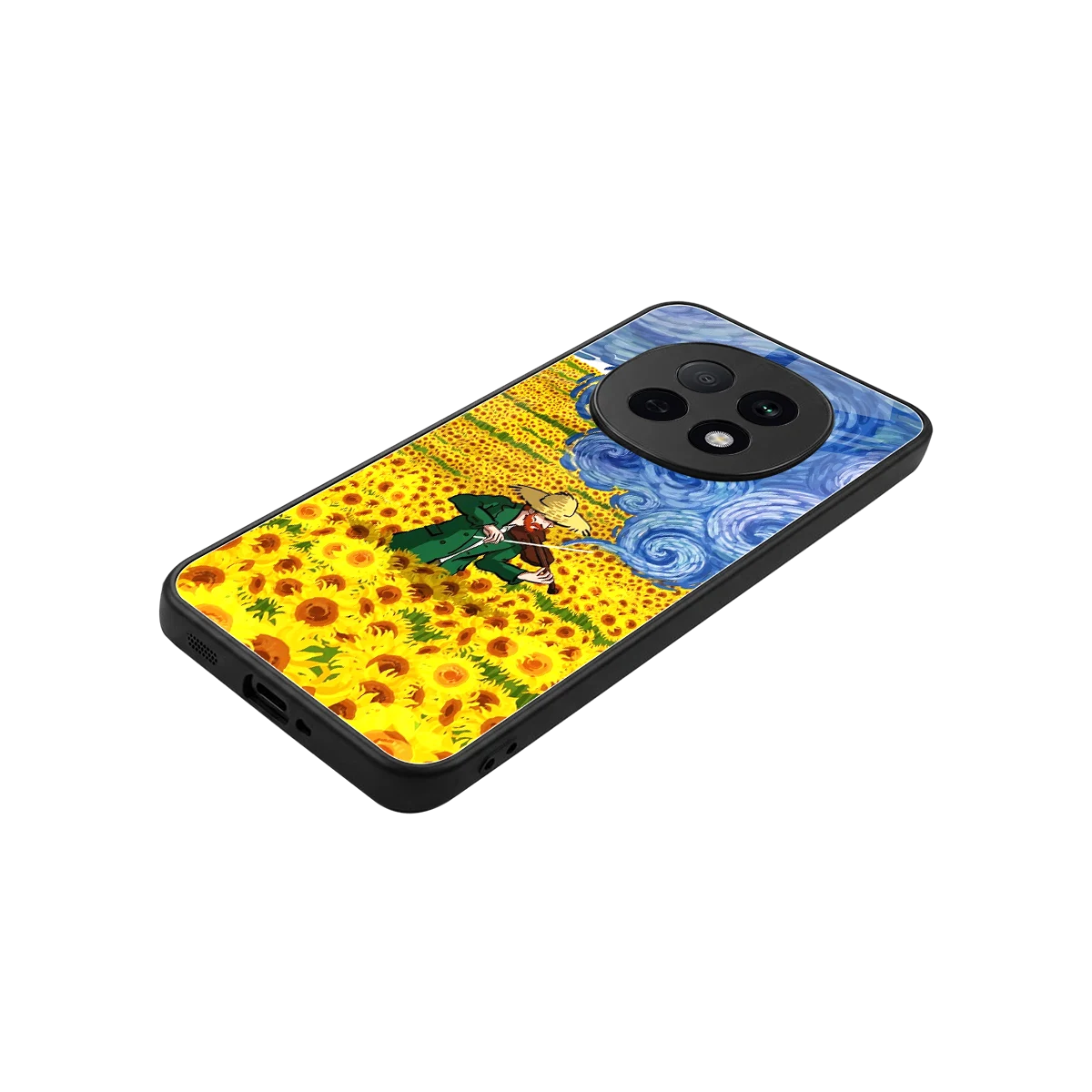 Starry Strings stylish phone case for oppo f29 pro 5g | glossy glass and slim fit