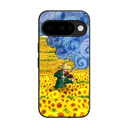 Starry Strings back phone cover | glass case for google pixel 10