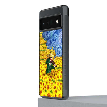 Starry Strings stylish phone case for google pixel 6 pro | glossy glass and slim fit