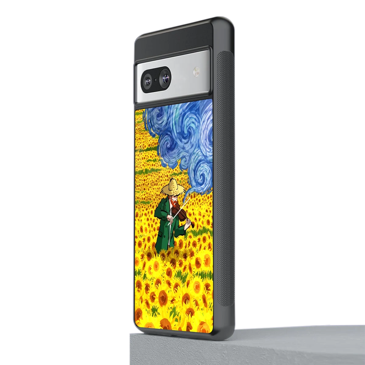 Starry Strings stylish phone case for google pixel 7a | glossy glass and slim fit