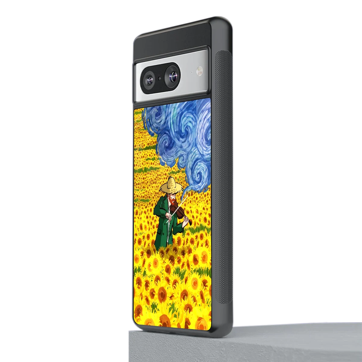 Starry Strings stylish phone case for google pixel 8 | glossy glass and slim fit