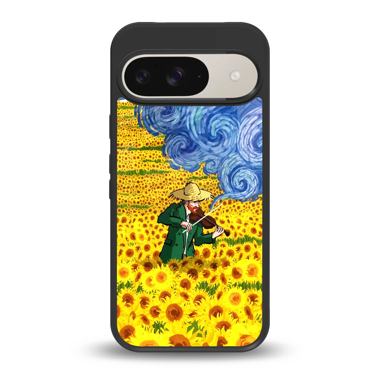 Starry Strings back phone cover | glass case for google pixel 9