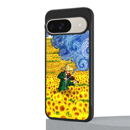 Starry Strings google pixel 9 mobile cover | shockproof glass phone case