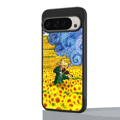 Starry Strings google pixel 9 pro mobile cover | shockproof glass phone case