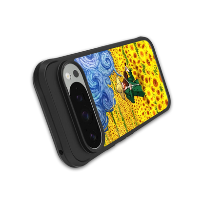 Starry Strings stylish phone case for google pixel 9 pro | glossy glass and slim fit