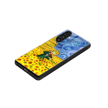 Starry Strings stylish phone case for samsung galaxy a36 5g | glossy glass and slim fit