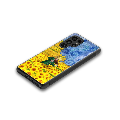 Starry Strings stylish phone case for samsung galaxy s25 ultra | glossy glass and slim fit