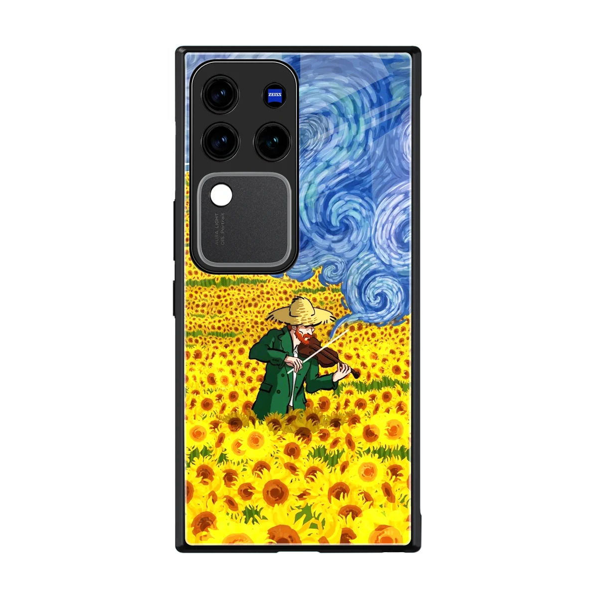 Starry Strings back phone cover | glass case forvivo v30 pro