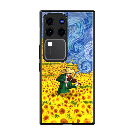 Starry Strings back phone cover | glass case forvivo v30 pro