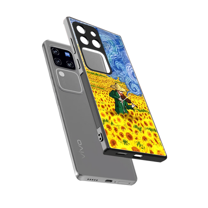 Starry Strings sleekvivo v30 pro cover with tempered glass back and TPU edges