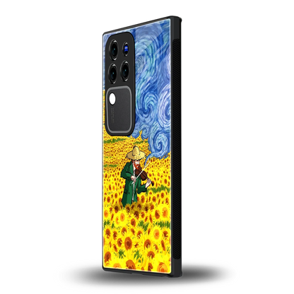 Starry Stringsvivo v30 pro mobile cover | shockproof glass phone case