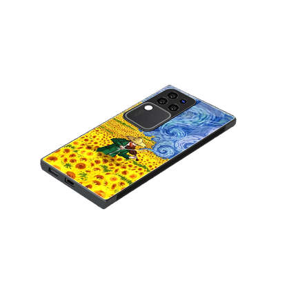 Starry Strings stylish phone case forvivo v30 pro | glossy glass and slim fit