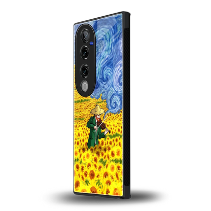Starry Strings vivo v40 pro mobile cover | shockproof glass phone case