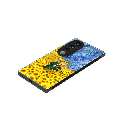 Starry Strings stylish phone case for vivo v40 pro | glossy glass and slim fit
