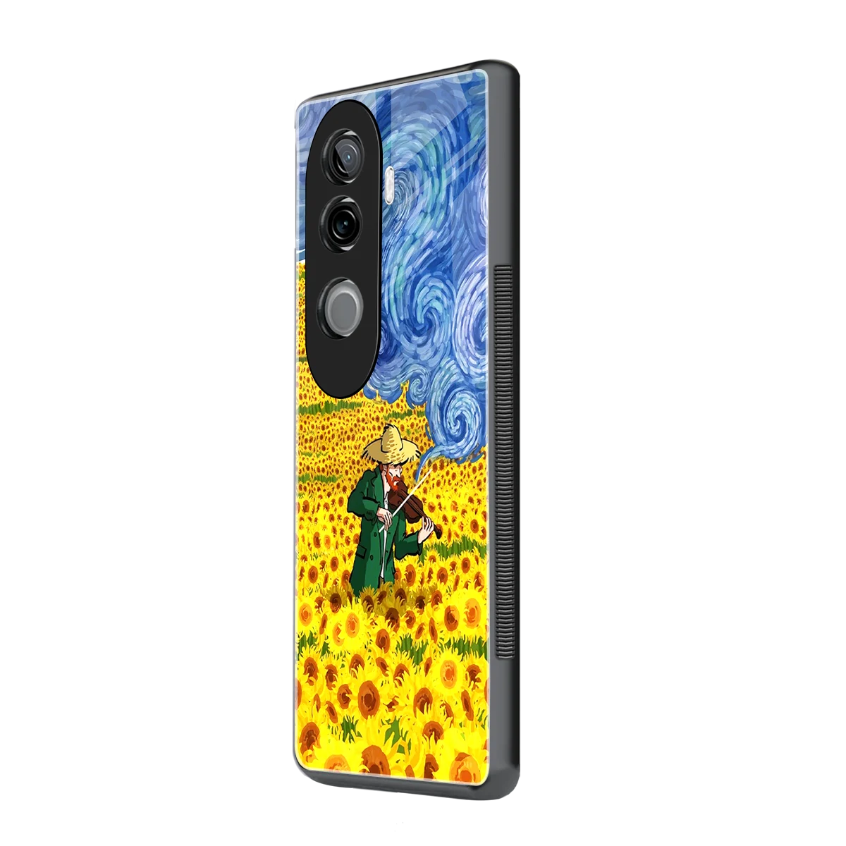 Starry Strings vivo v40e mobile cover | shockproof glass phone case