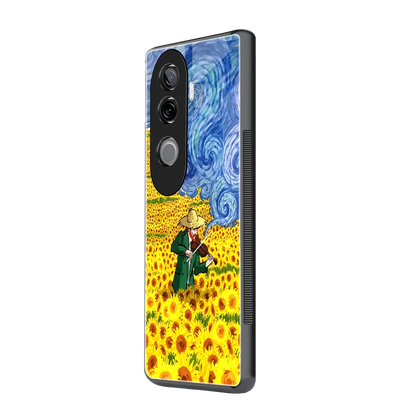 Starry Strings vivo v40e mobile cover | shockproof glass phone case