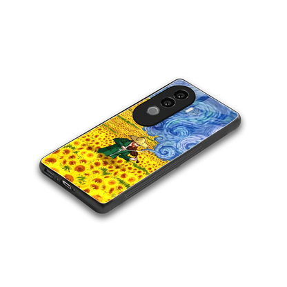 Starry Strings stylish phone case for vivo v40e | glossy glass and slim fit
