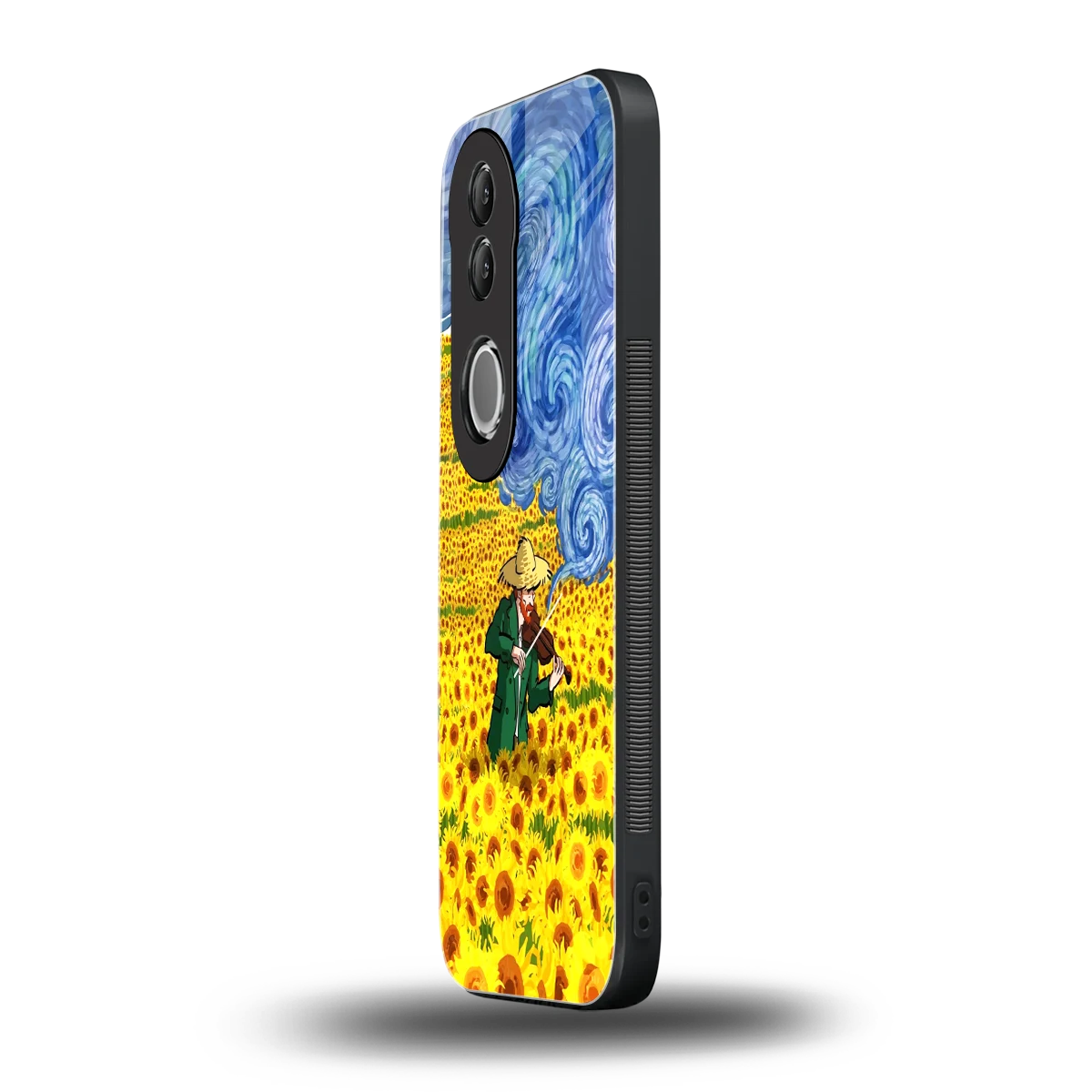 Starry Strings vivo v50 mobile cover | shockproof glass phone case