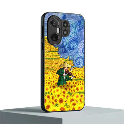 Starry Strings vivo x200 fe mobile cover | shockproof glass phone case