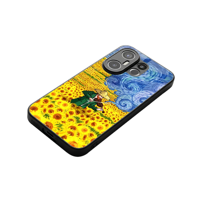 Starry Strings stylish phone case for vivo x200 fe | glossy glass and slim fit