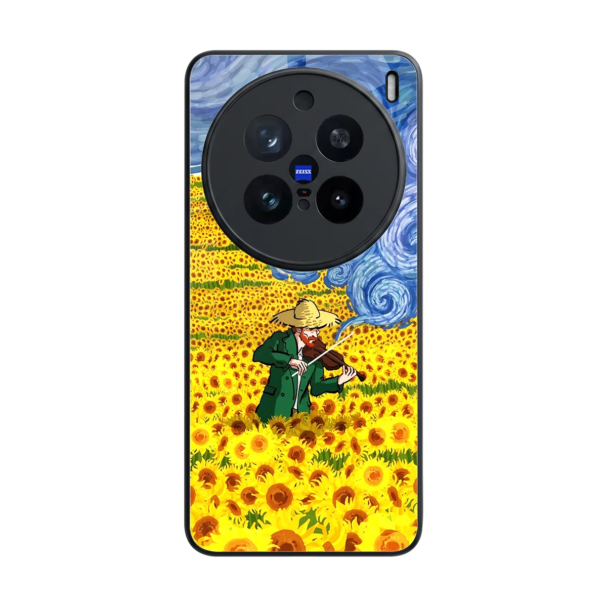 Starry Strings back phone cover | glass case for vivo x200 pro