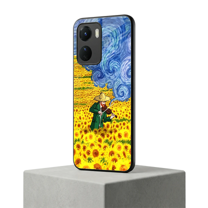 Starry Strings vivo y16 mobile cover | shockproof glass phone case