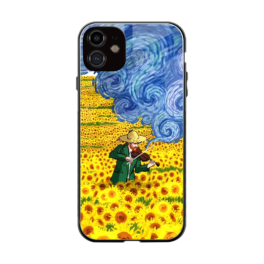 Starry Strings back phone cover | glass case for iphone 12